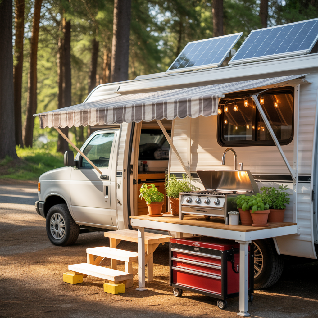 rv outdoor setup