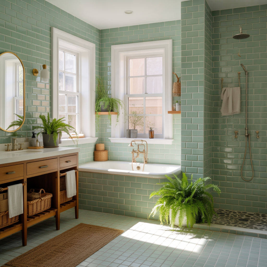 Sage Green Bathroom Ideas