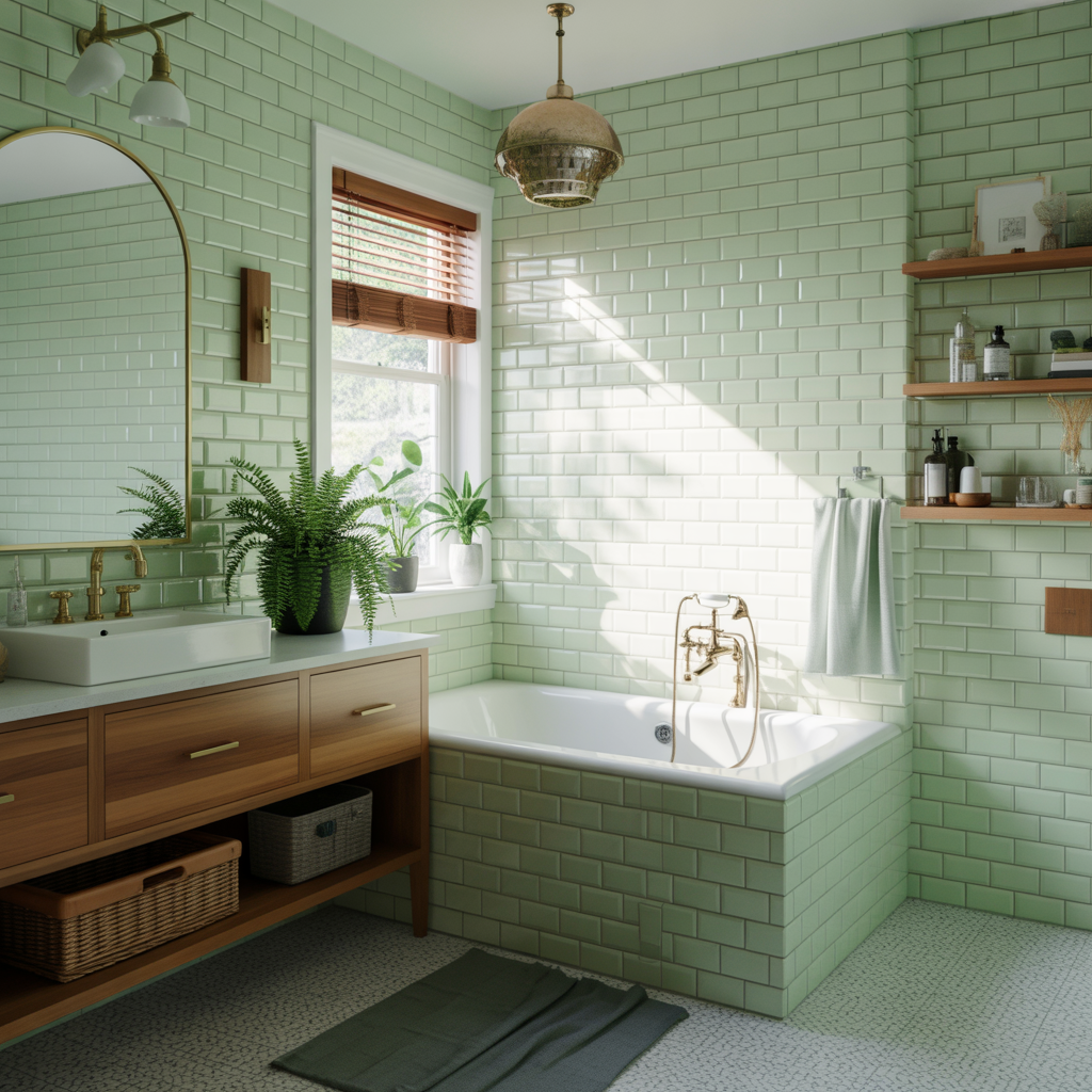 Sage Green Bathroom Ideas