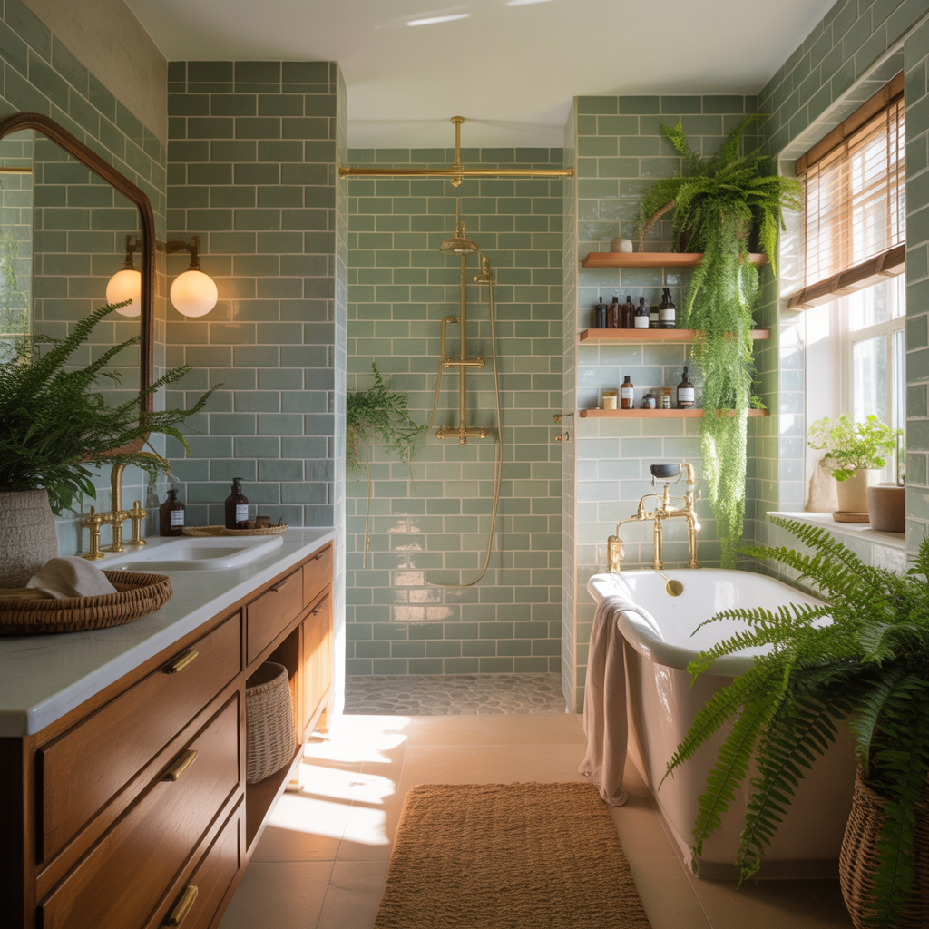 Sage Green Bathroom Ideas