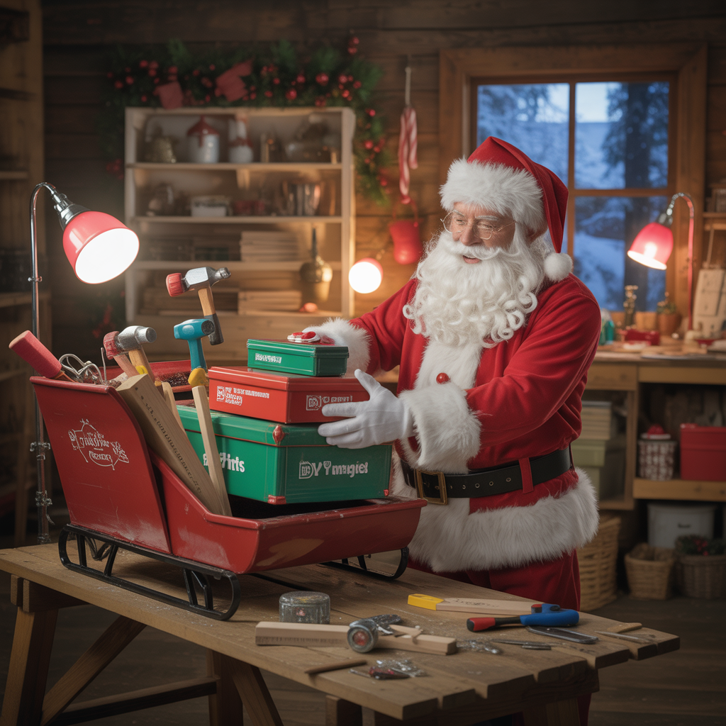 santa boxes concept