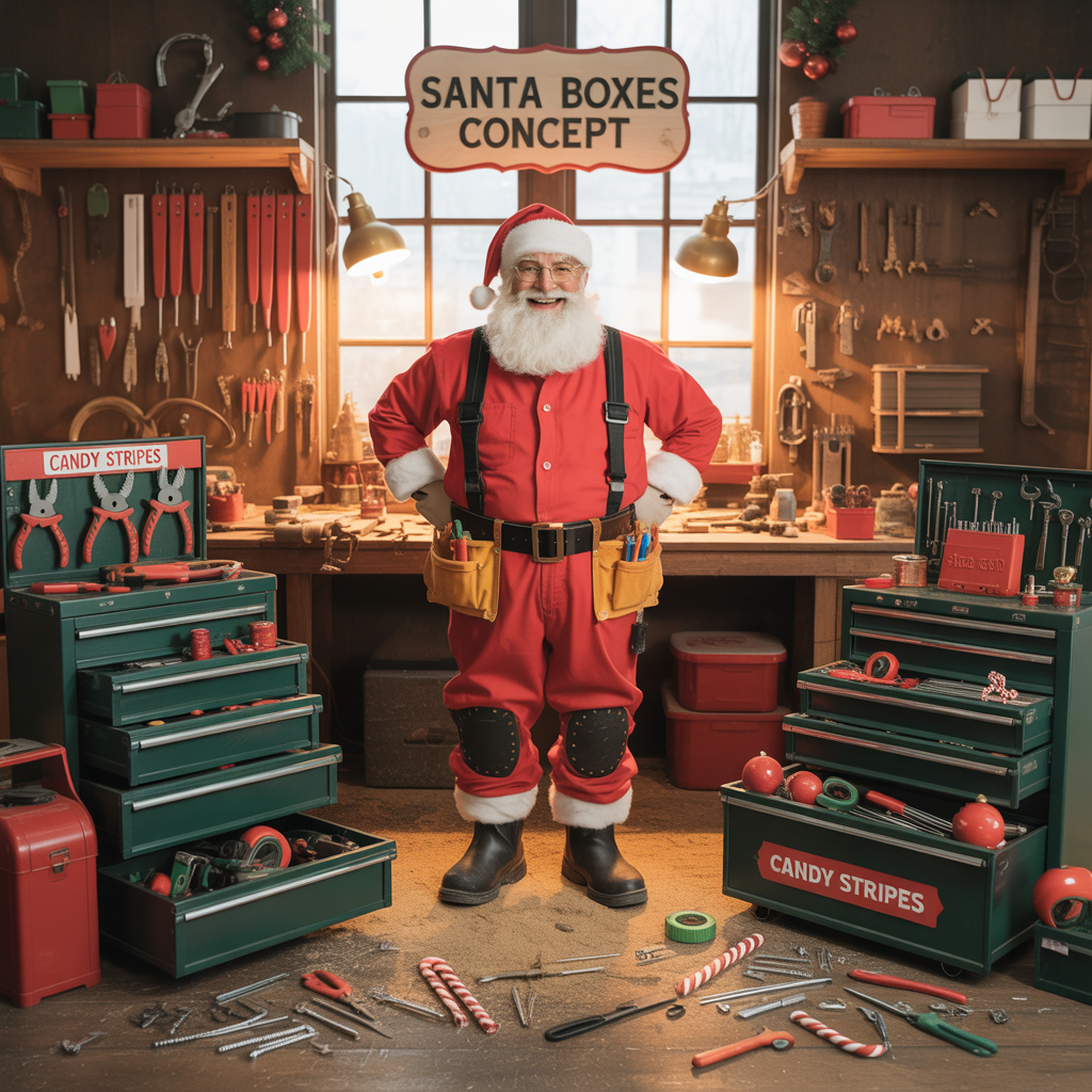 santa boxes concept