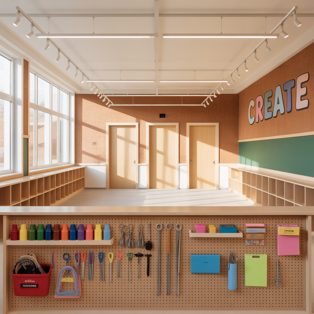 school corridor wall decoration