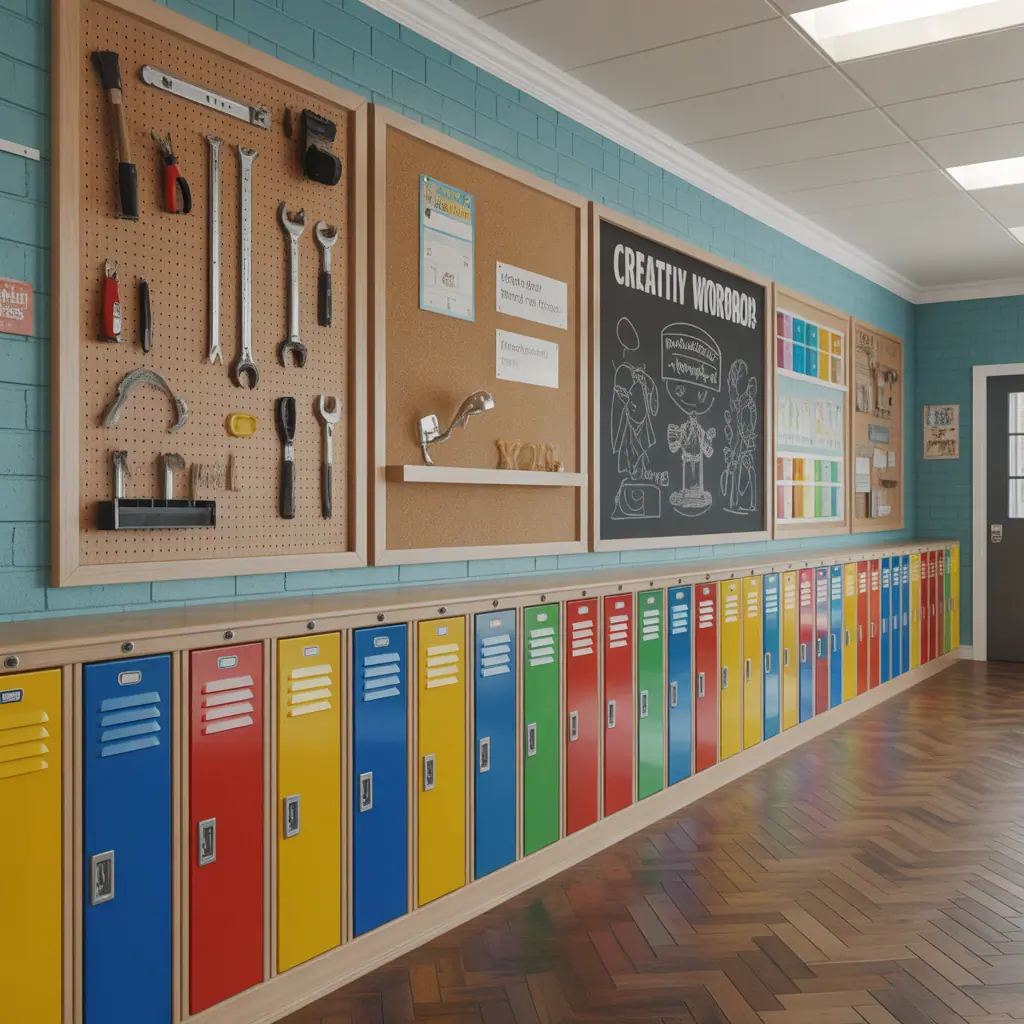 school corridor wall decoration