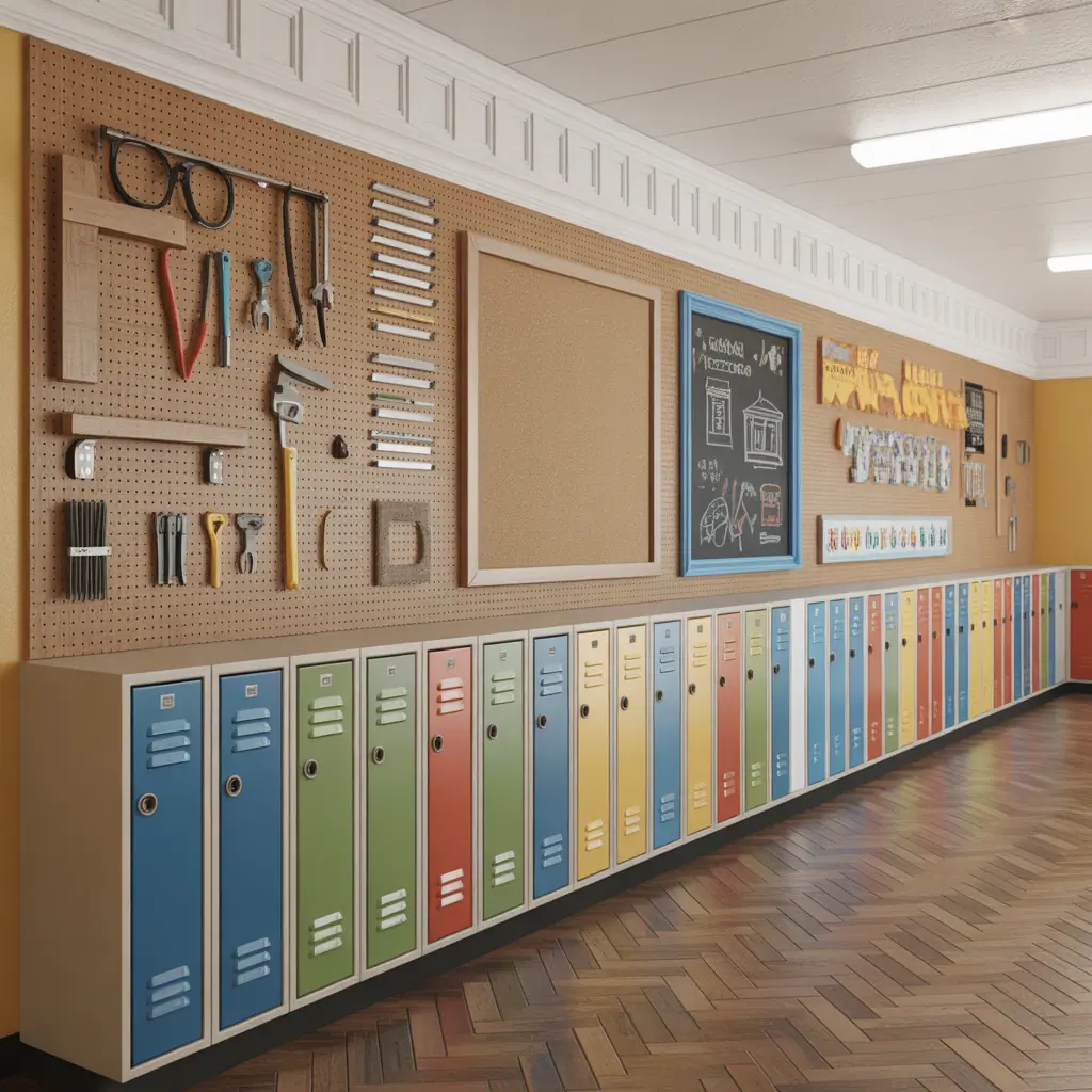 school corridor wall decoration