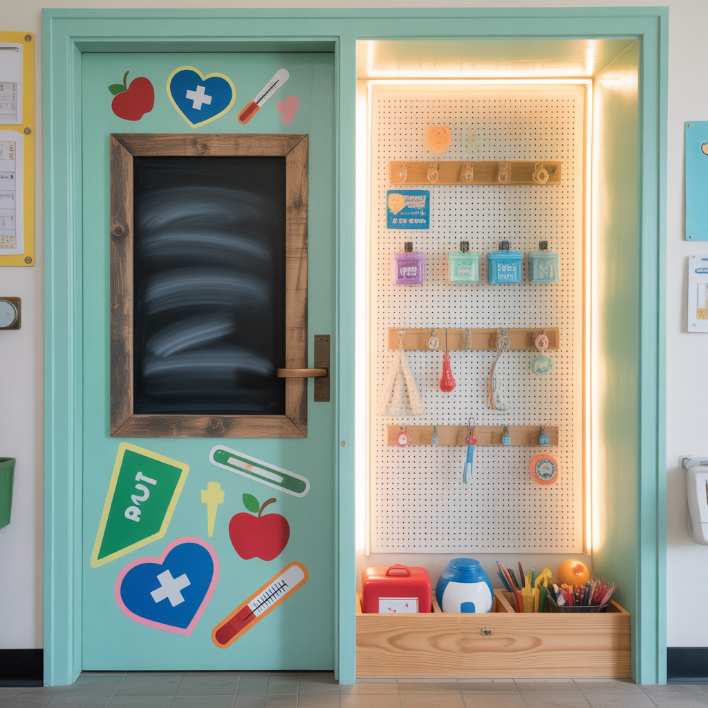 school nurse door decoration ideas