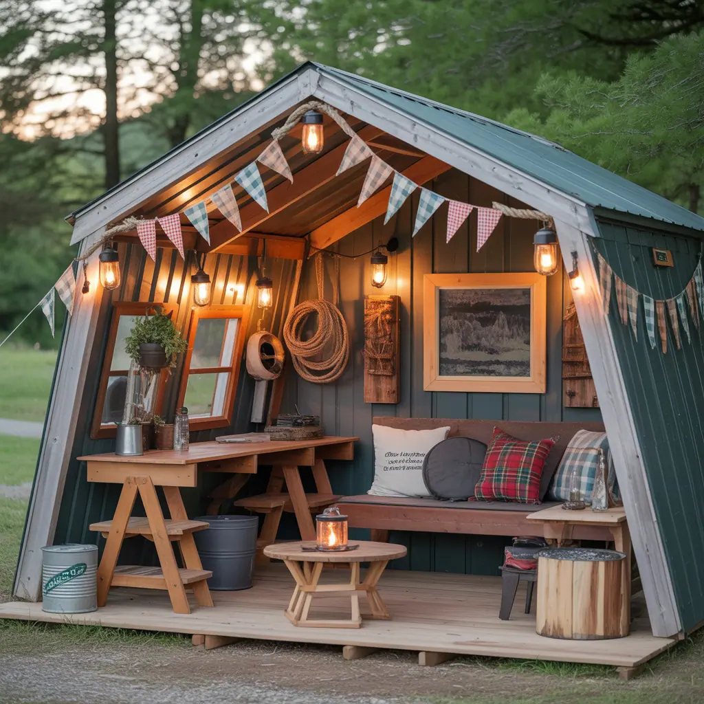 seasonal campsite campsite decorating ideas