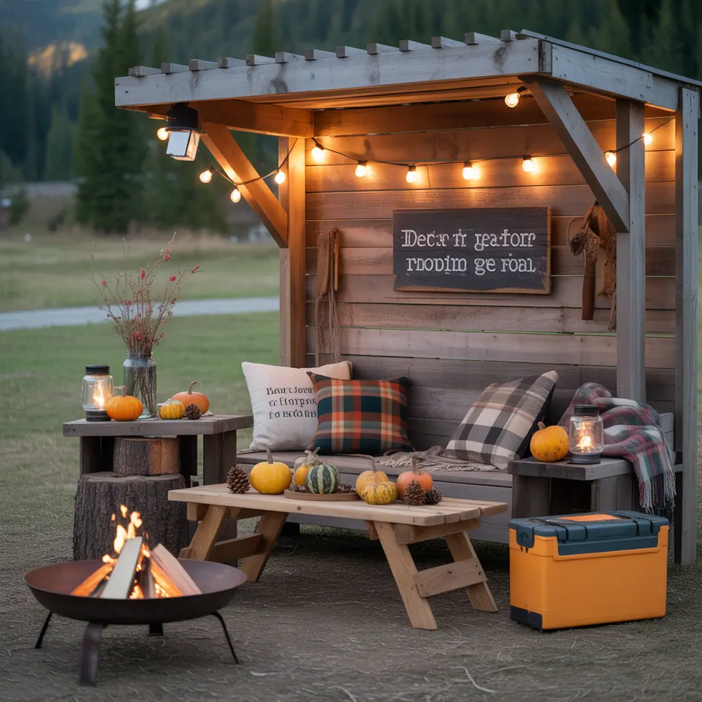 seasonal campsite campsite decorating ideas