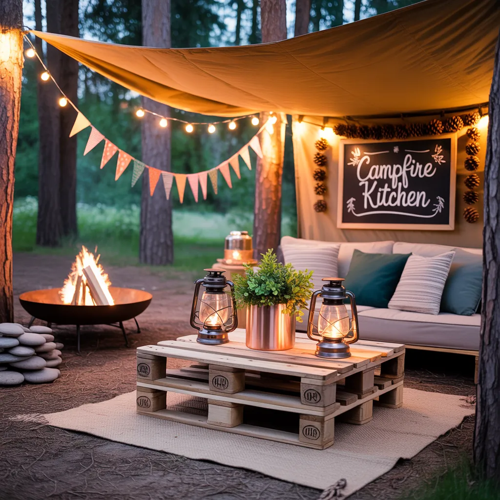 seasonal campsite campsite decorating ideas
