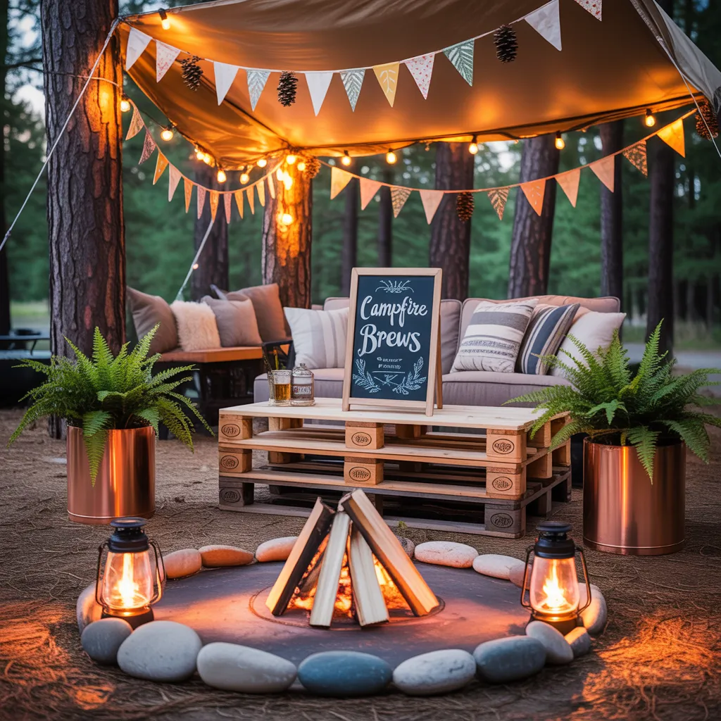 seasonal campsite campsite decorating ideas