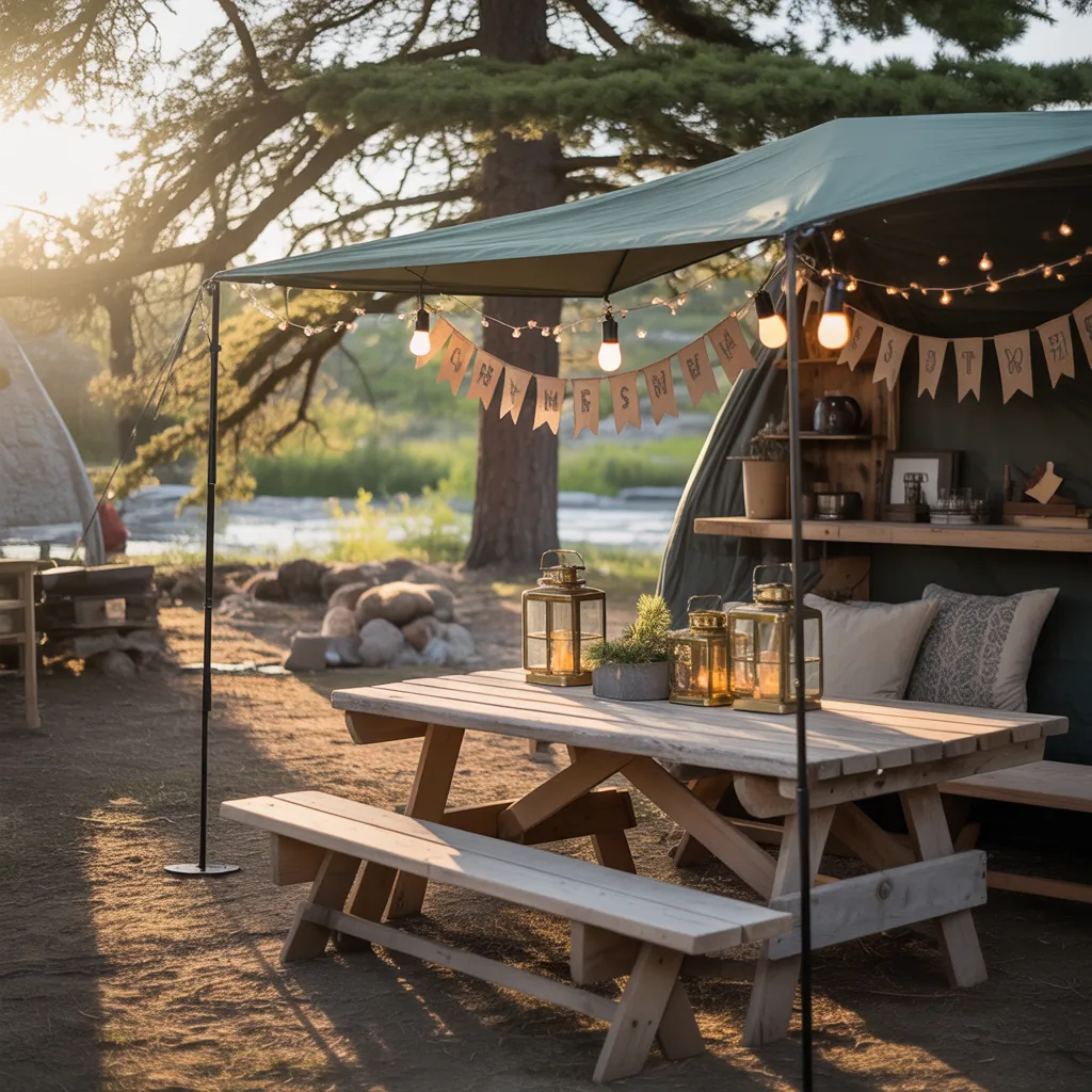 seasonal campsite campsite decorating ideas