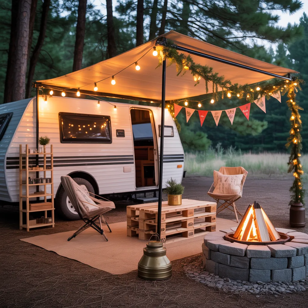 seasonal campsite campsite decorating ideas