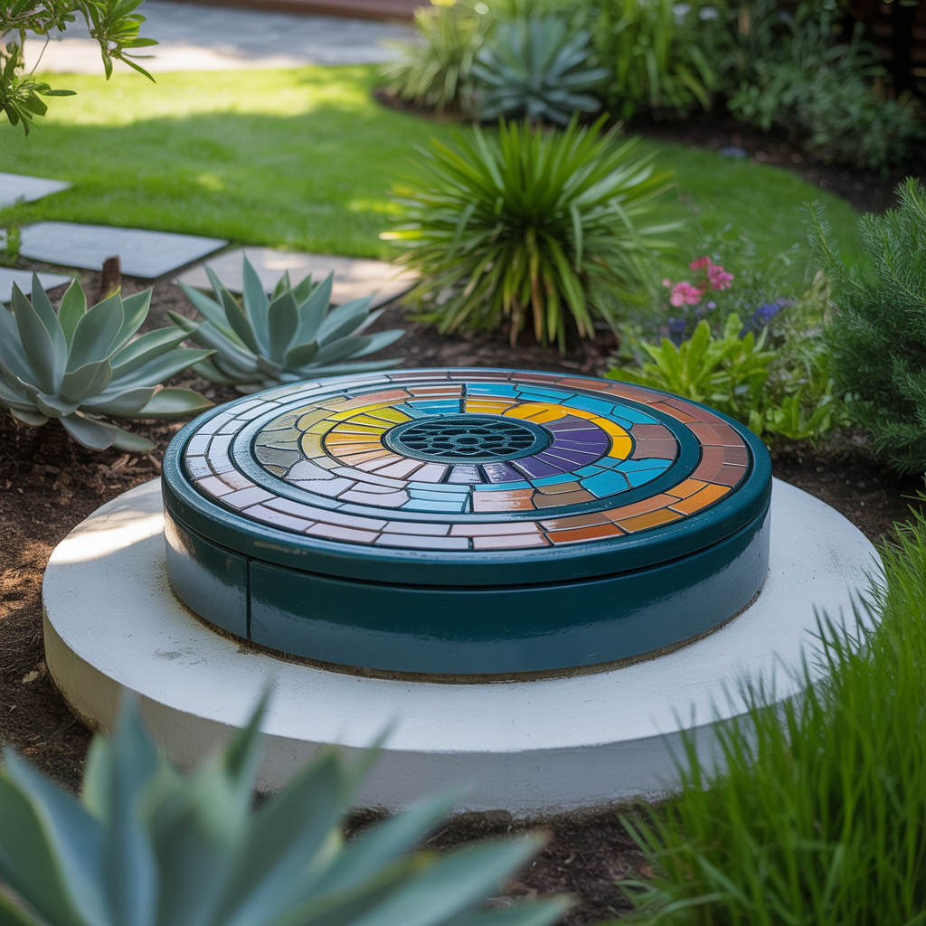 septic tank lid ideas