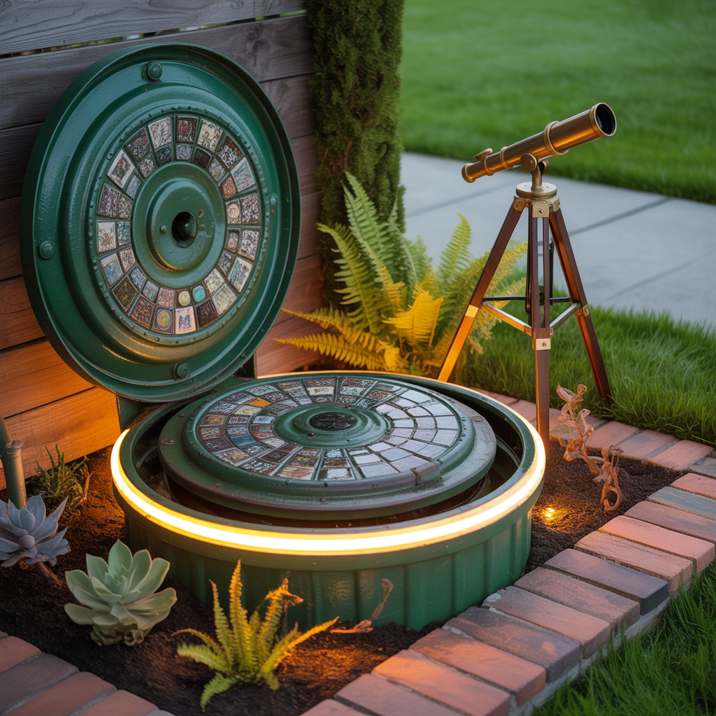 septic tank lid ideas