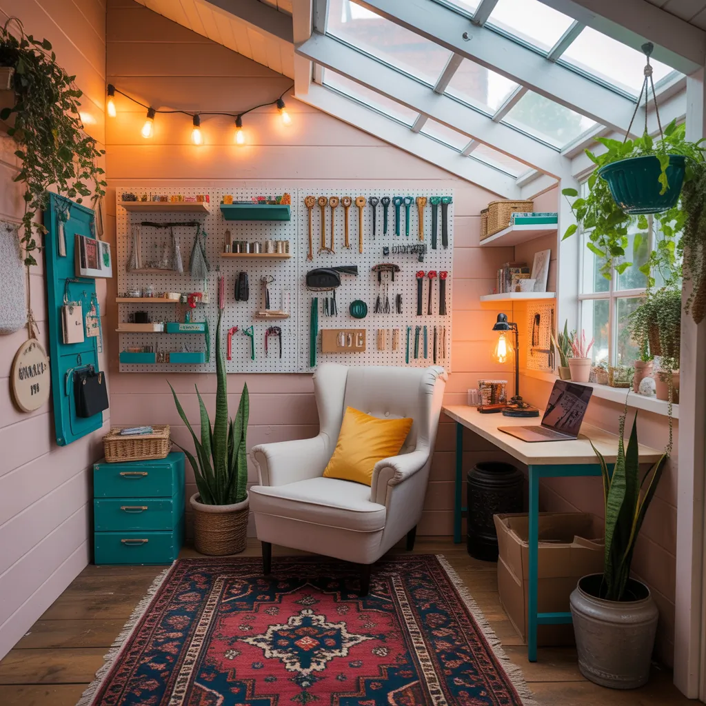 she shed interior design ideas