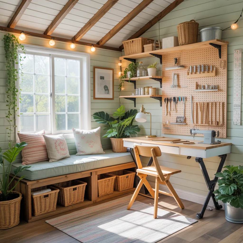 she shed interior design ideas