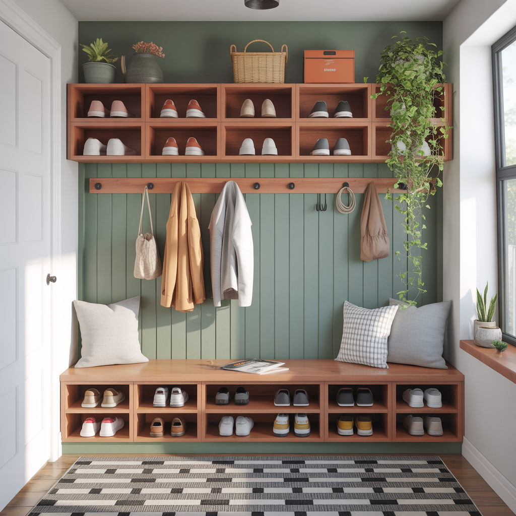 shoe storage ideas small entryway