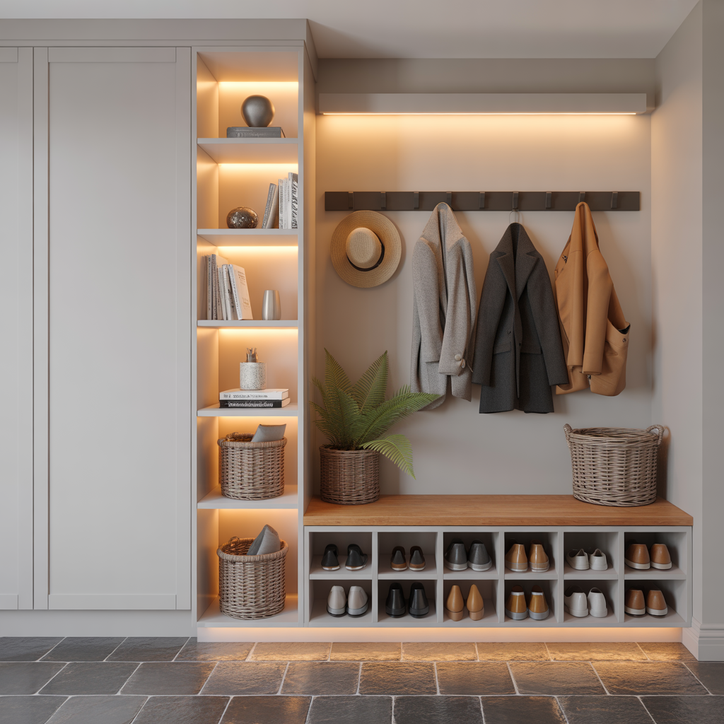 shoe storage ideas small entryway