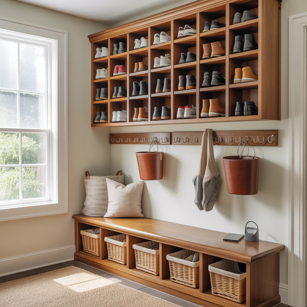 shoe storage ideas small entryway