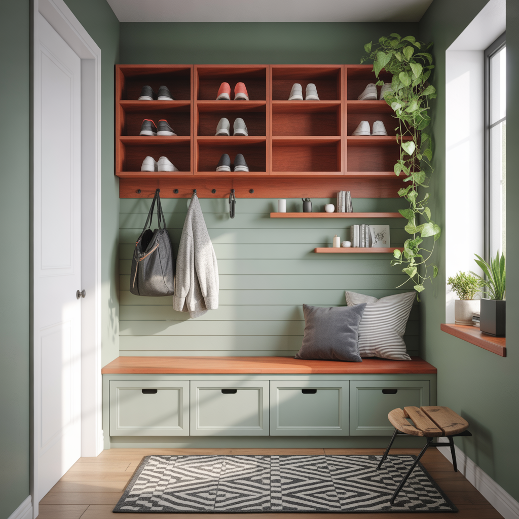 shoe storage ideas small entryway