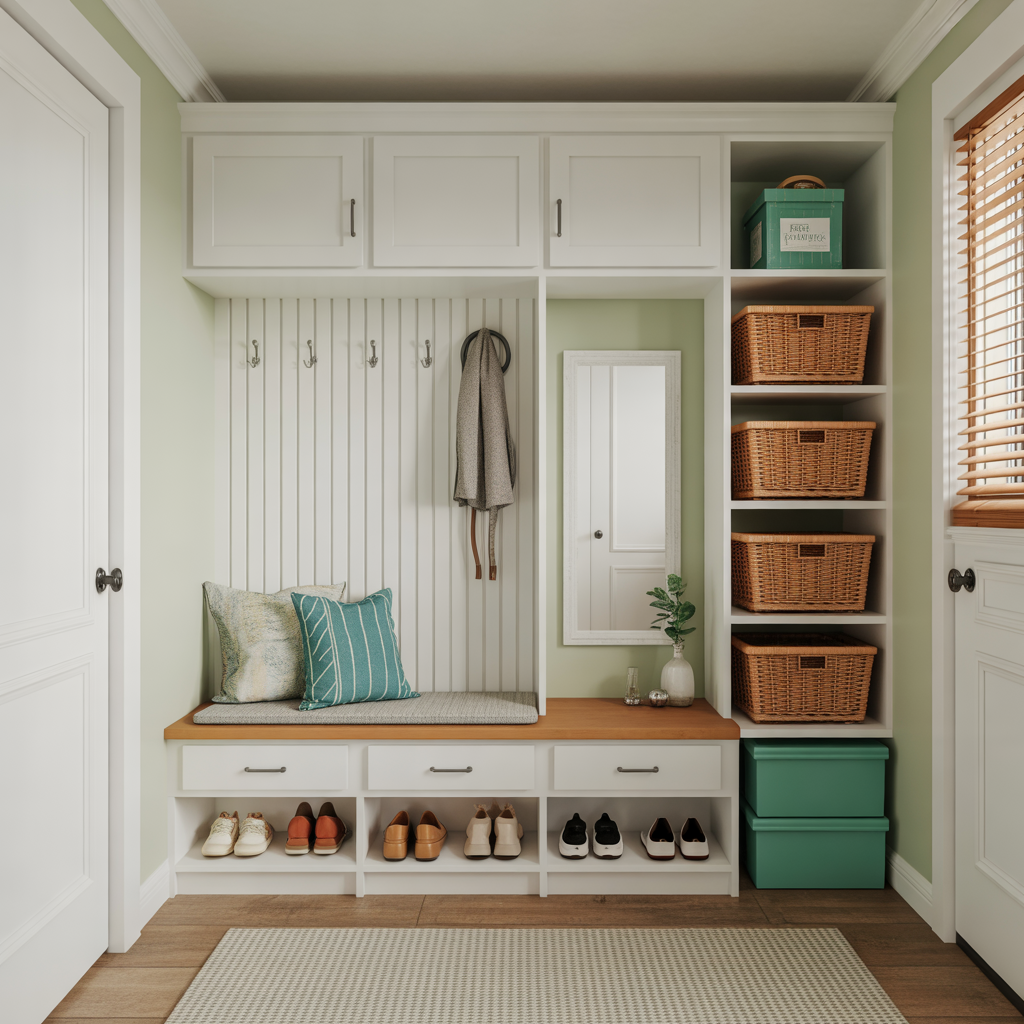 shoe storage ideas small entryway