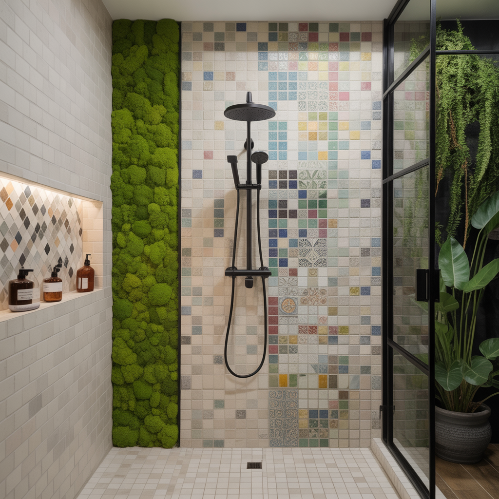 shower ideas for walls