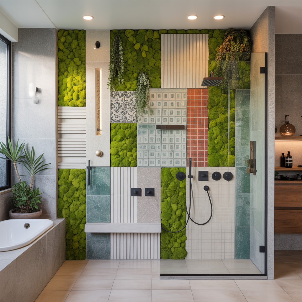 shower ideas for walls