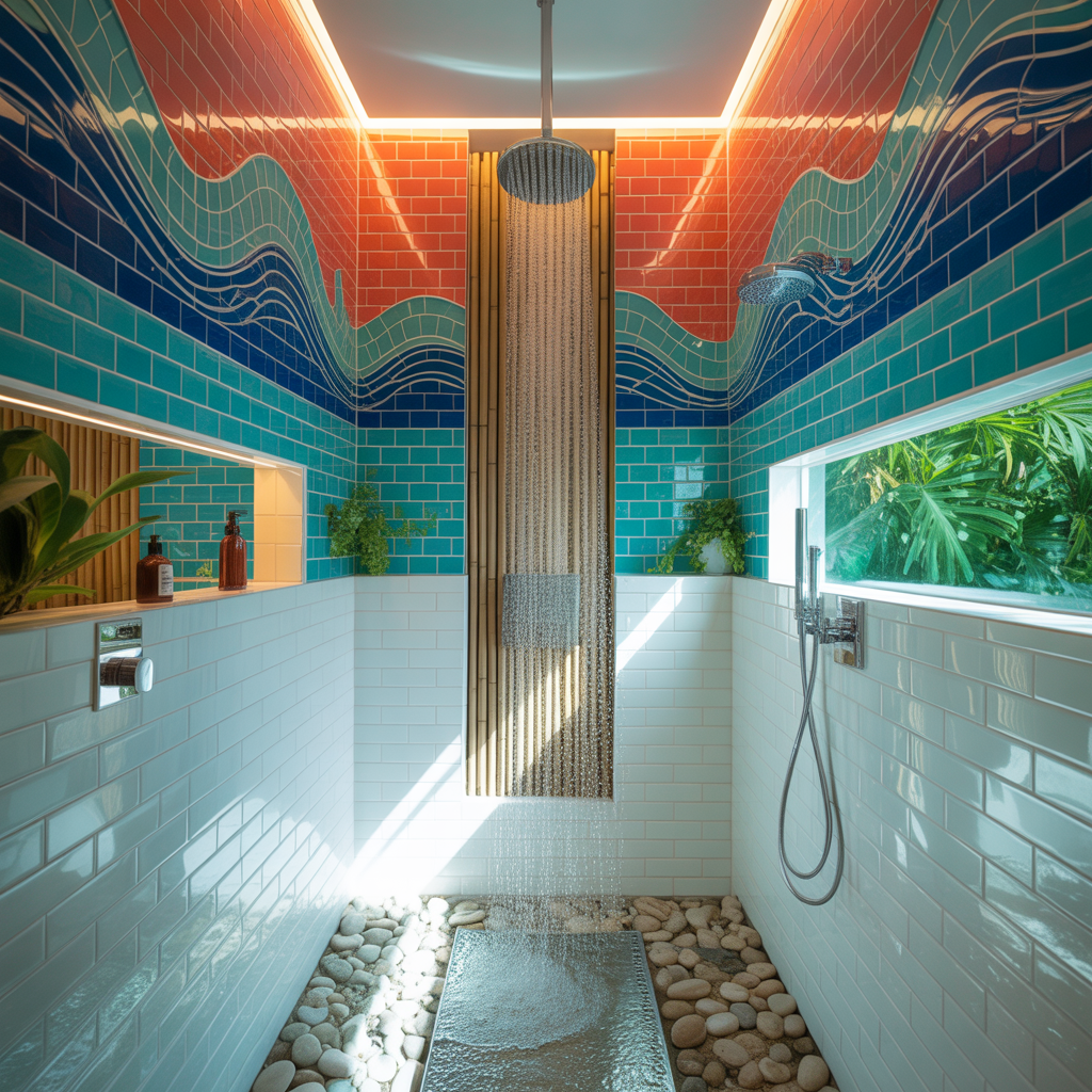 shower ideas for walls