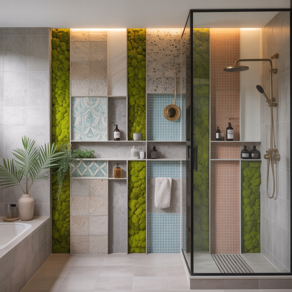 shower ideas for walls