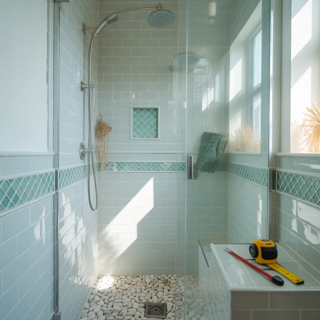 shower tile ideas for small bathrooms