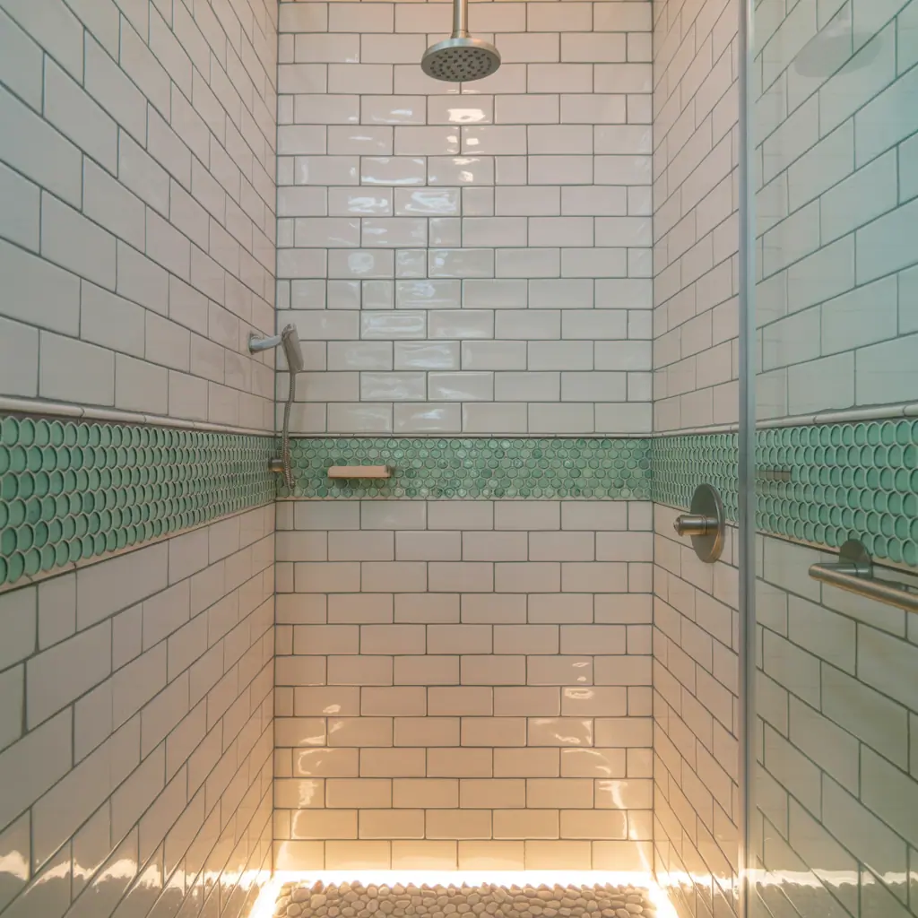 shower tile ideas for small bathrooms