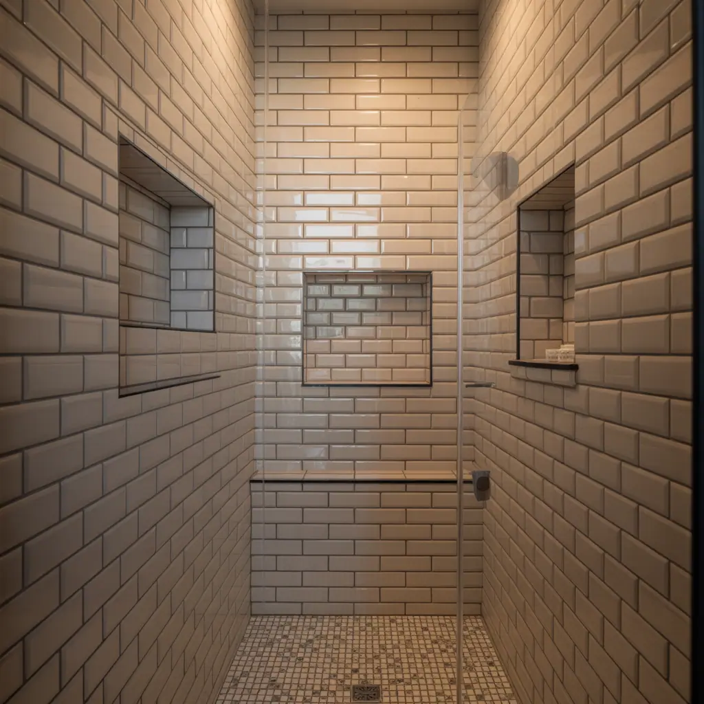 shower tile ideas for small bathrooms