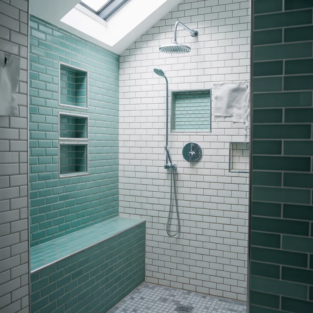 shower tile ideas for small bathrooms