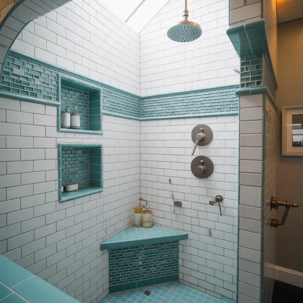 shower tile ideas for small bathrooms