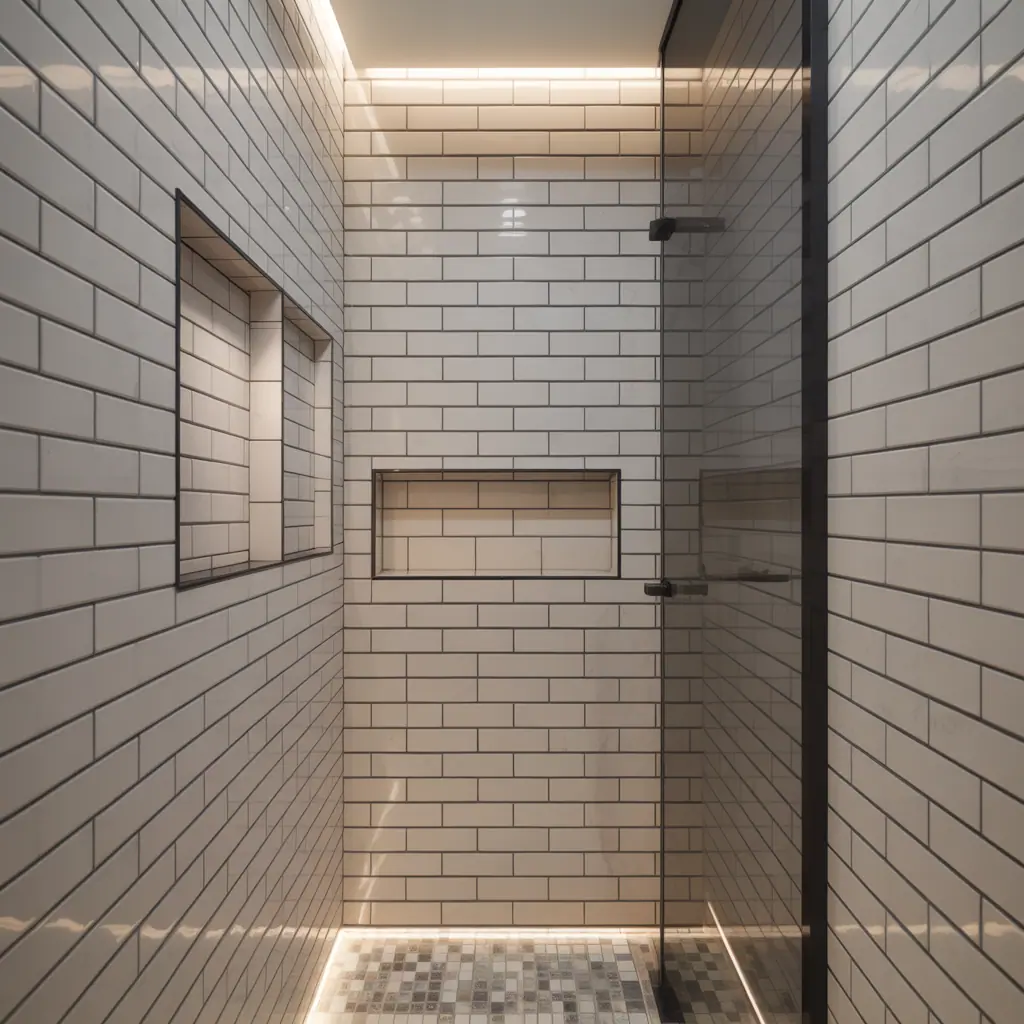 shower tile ideas for small bathrooms