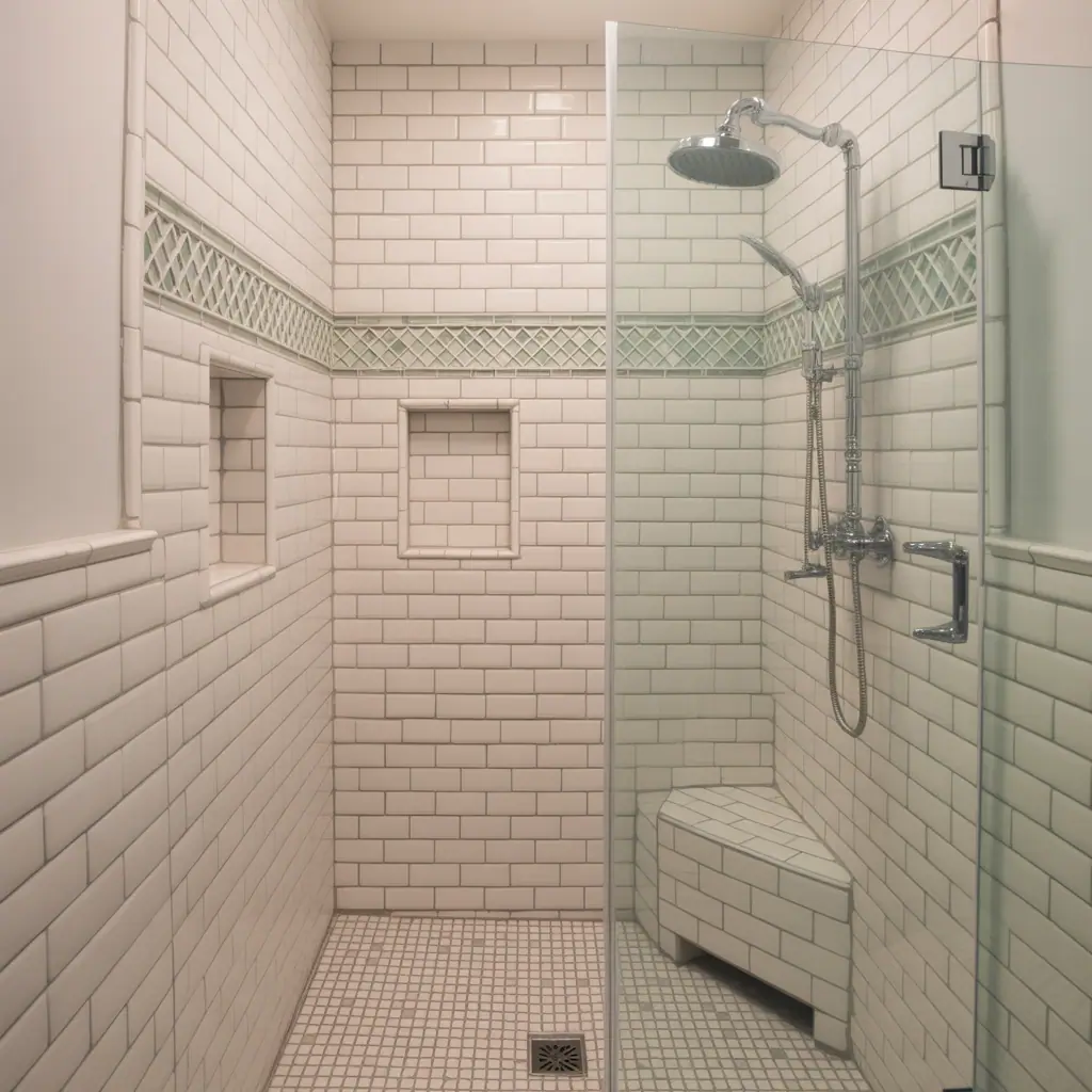 shower tile ideas for small bathrooms