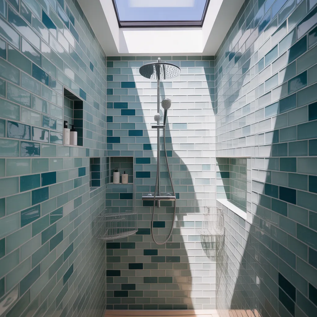 shower tile ideas for small bathrooms