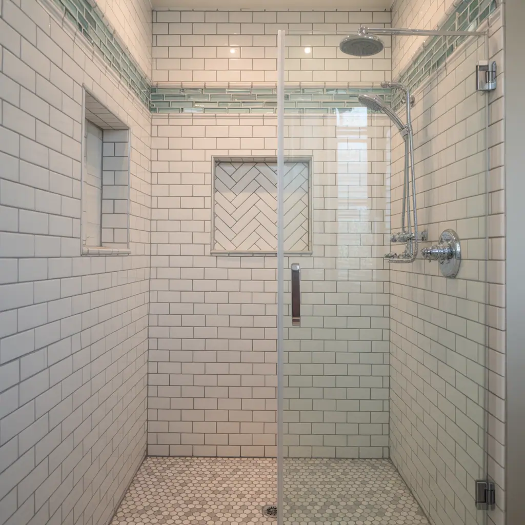 shower tile ideas for small bathrooms