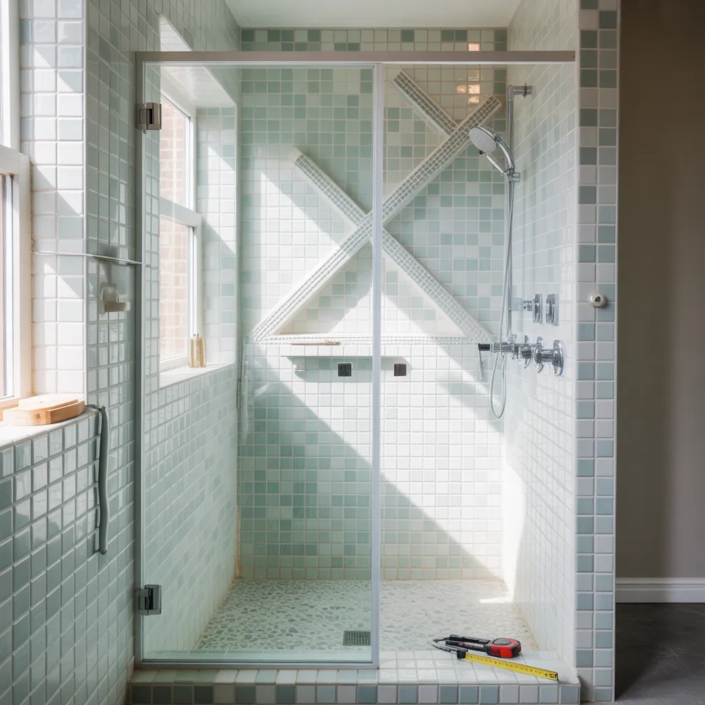 shower tile ideas for small bathrooms