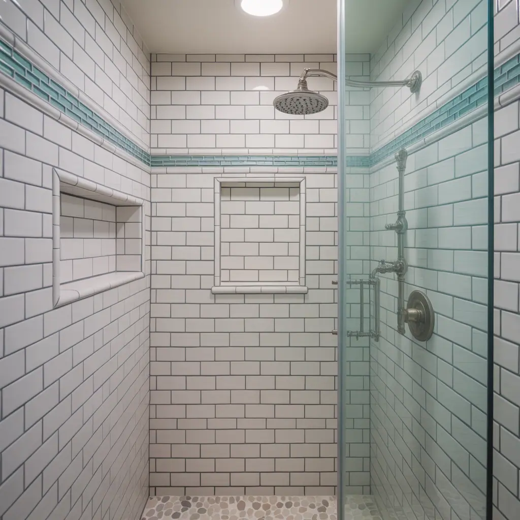 shower tile ideas for small bathrooms