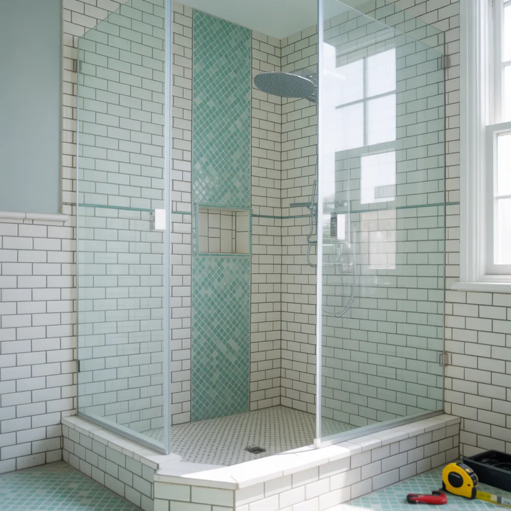 shower tile ideas for small bathrooms