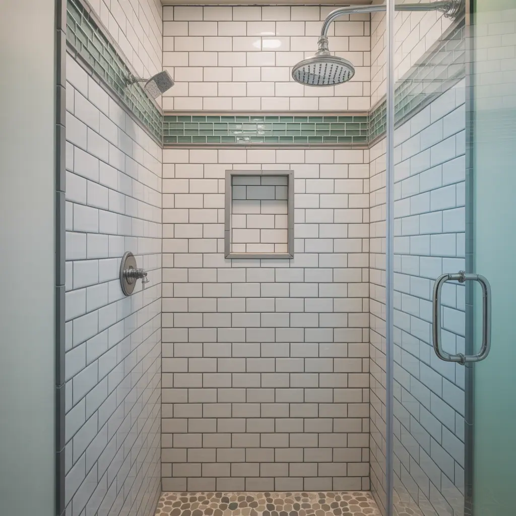 shower tile ideas for small bathrooms