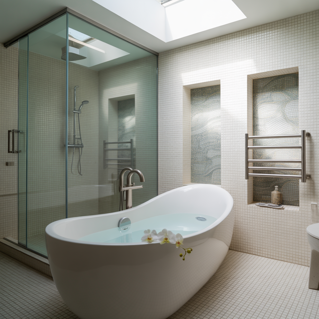 shower tub layout