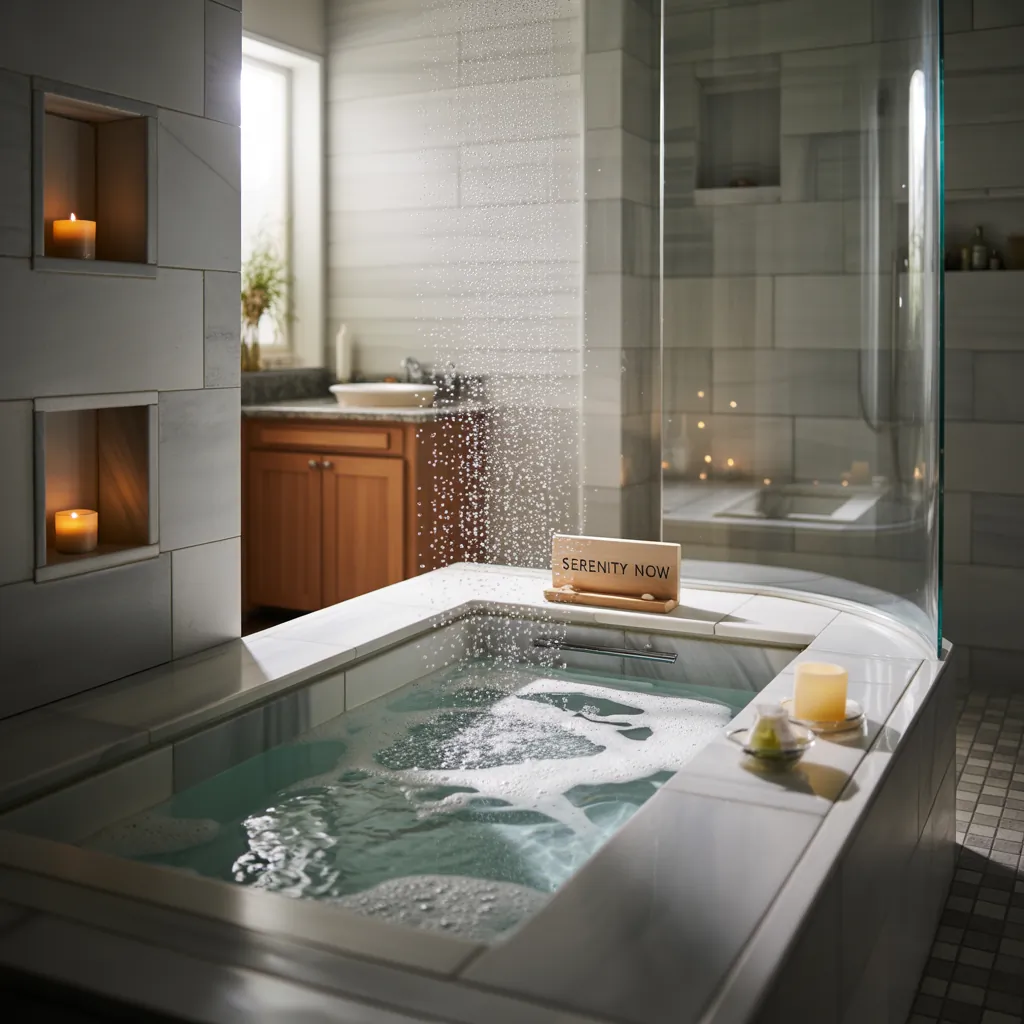 shower tub layout