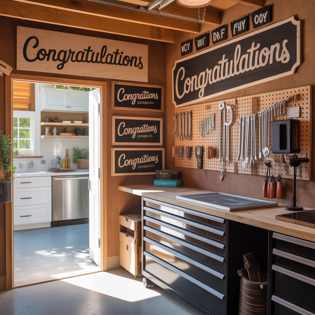 sign ideas congratulations