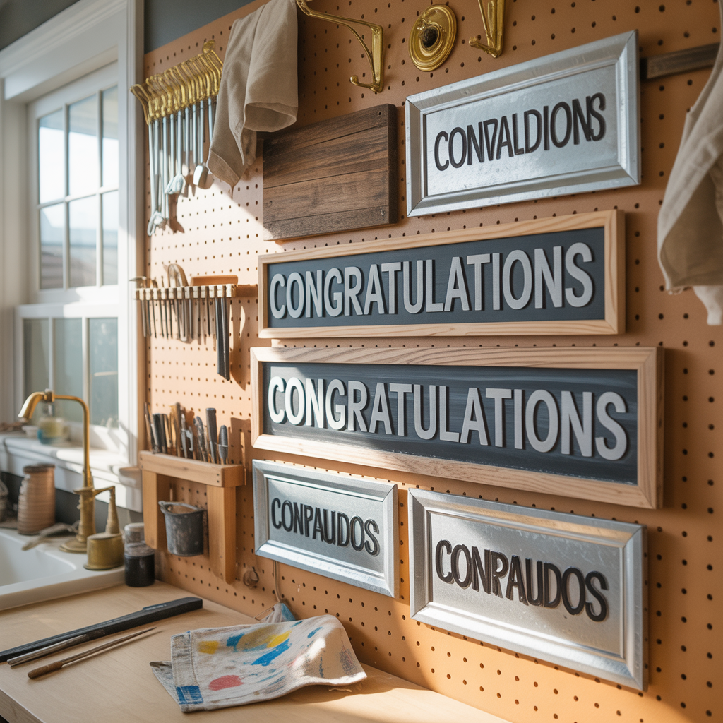 sign ideas congratulations