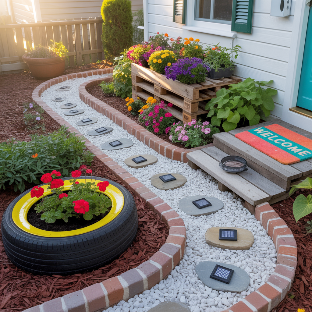 simple cheap front yard landscaping