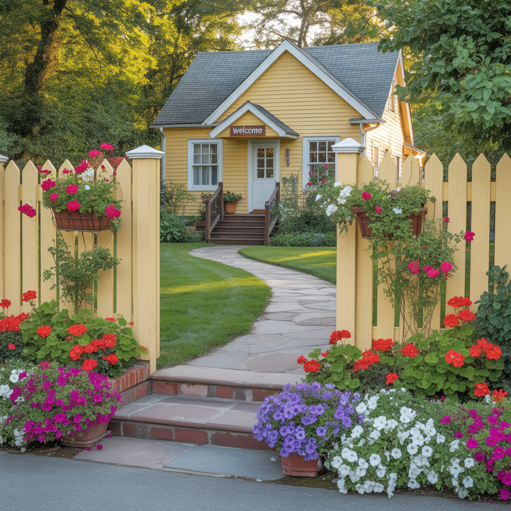 simple cheap front yard landscaping