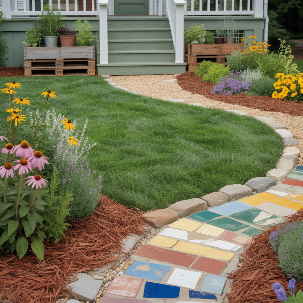 simple cheap front yard landscaping