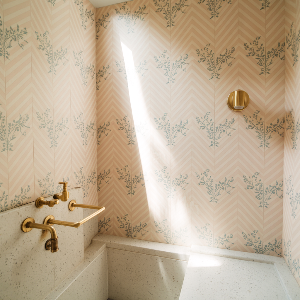 Small Bathroom Wallpaper